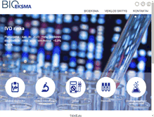 Tablet Screenshot of bioeksma.lt